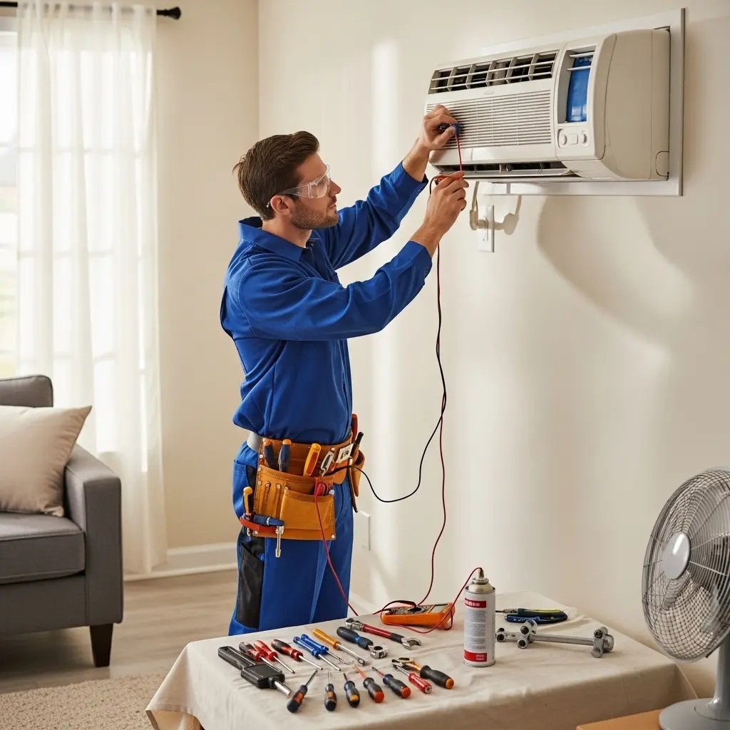 Yunusemre Kumtel Kumtel klima gaz dolumu ve bakım – Enerji verimliliği artırıldı. - Teknik servis örneği